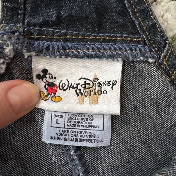 Walt Disney Denim Short Overall-Size L - Picture 5 of 7